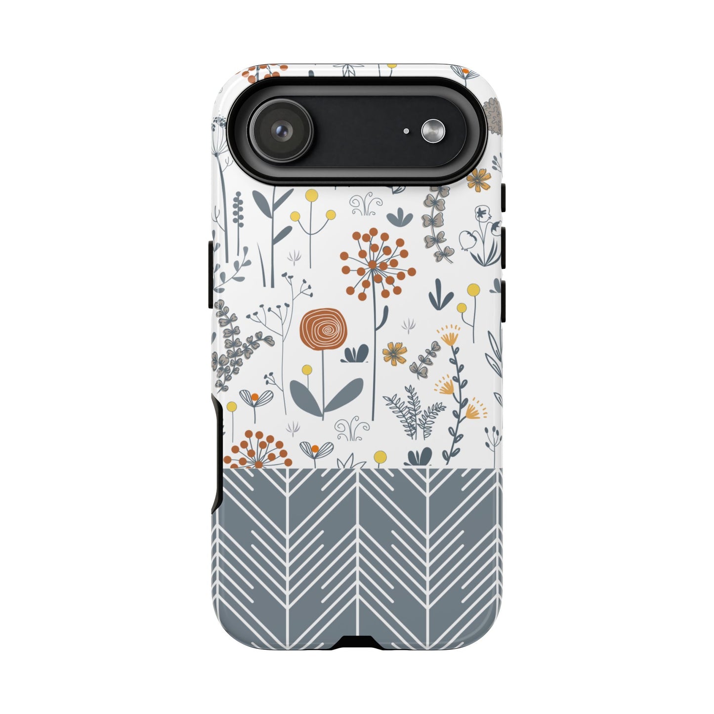 iPhone 17, iPhone 17 Air, iPhone 17 Pro Max Case, Matt & Glossy Finish, Boho Floral