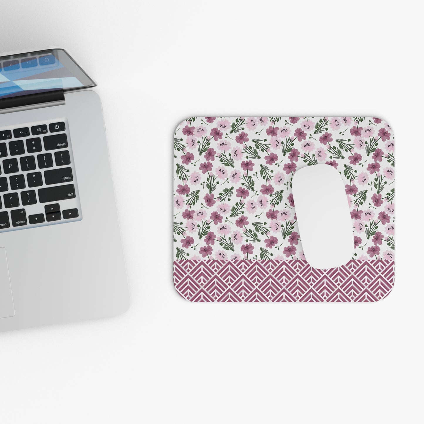 Floral Mouse Pad - Botanical Decor, Office Accessories, Gift for Her, Home Office, Student Essentials, Mother's Day Gift