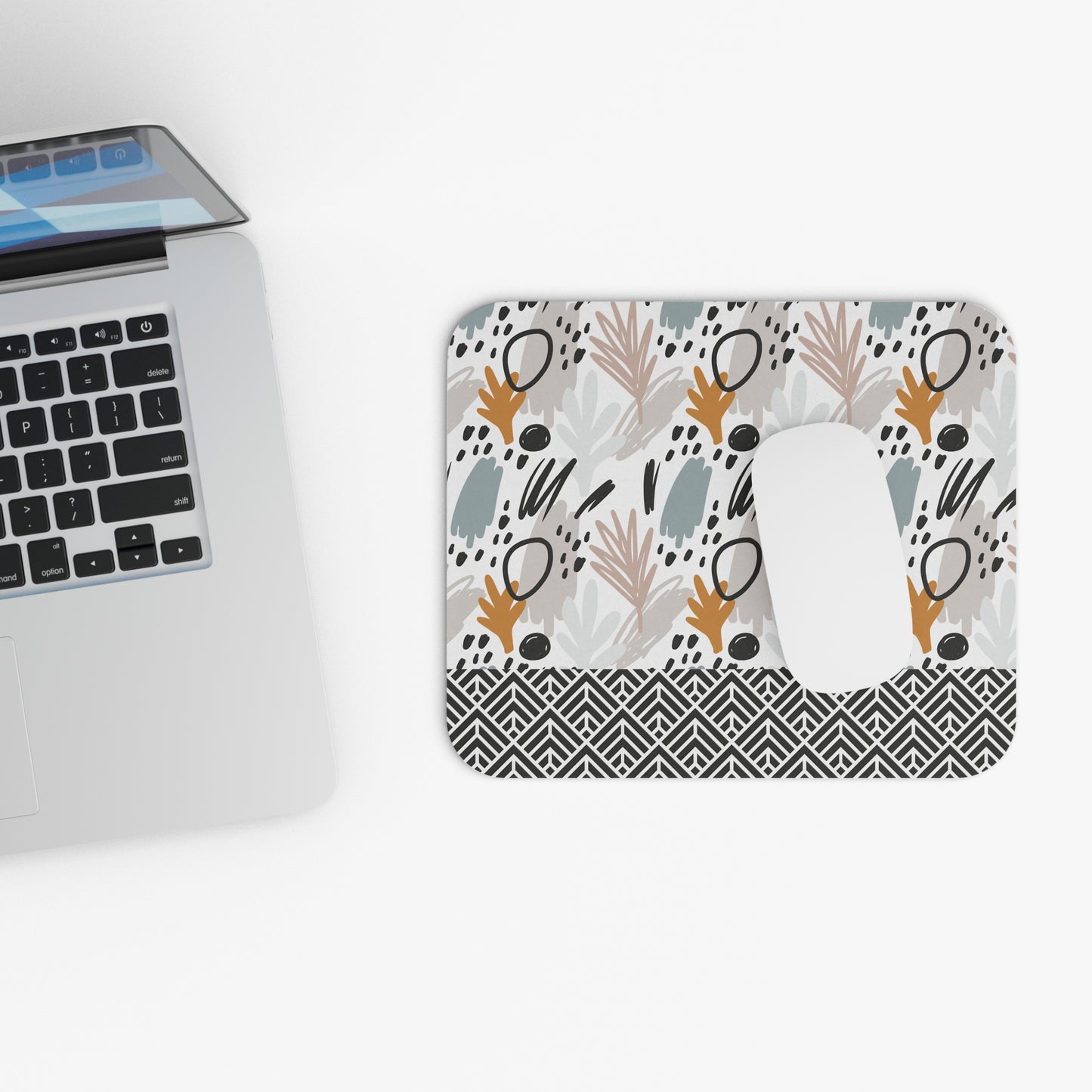 Stylish Rectangular Mouse Pad - Modern Desk Accessory for Home Office, Unique Gift for Students and Professionals, Desk Decor, Eco-Friendly