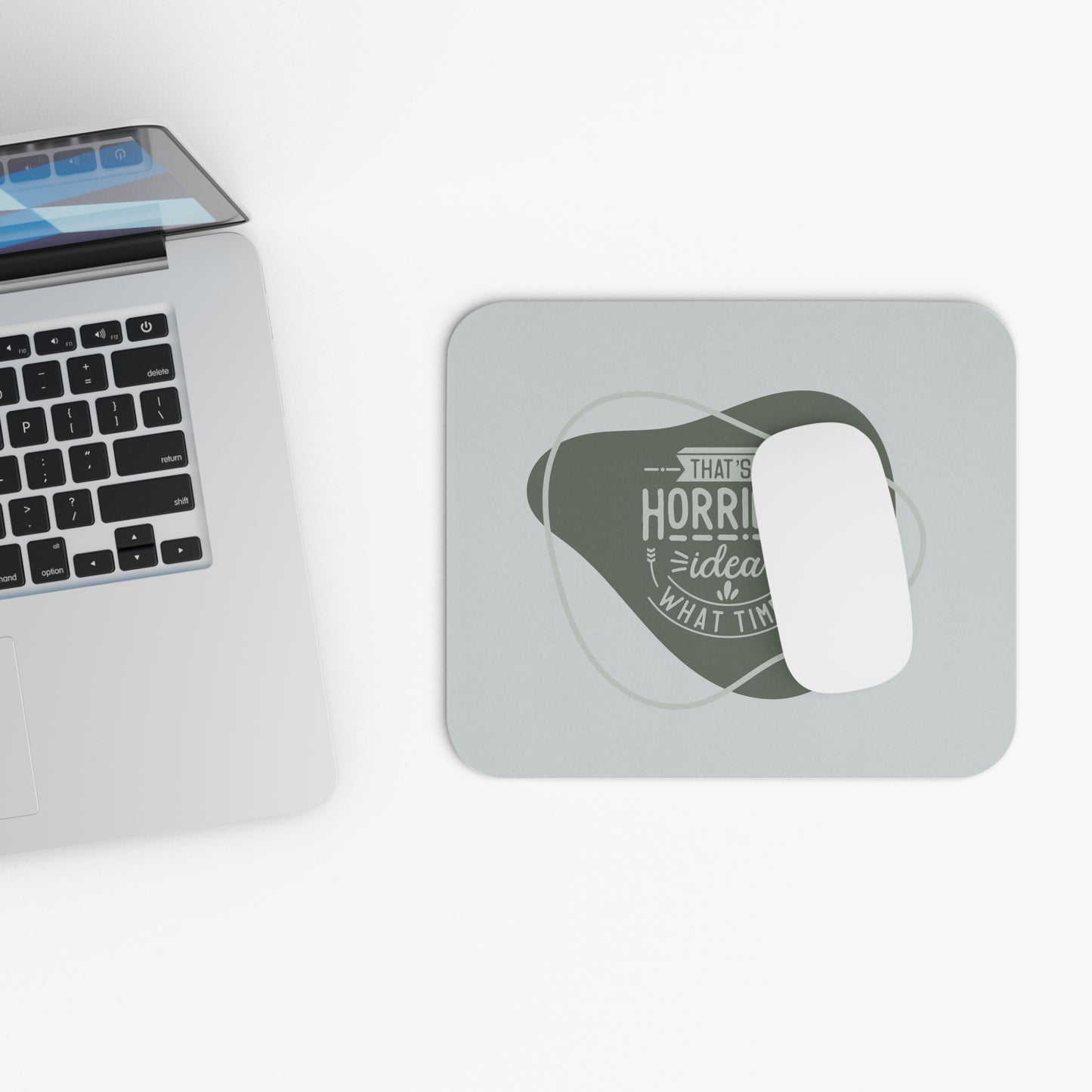 Funny Office Mouse Pad - Quirky Gift for Entrepreneurs, Humor Desk Accessory, Work From Home Essential, Inspirational Office Decor