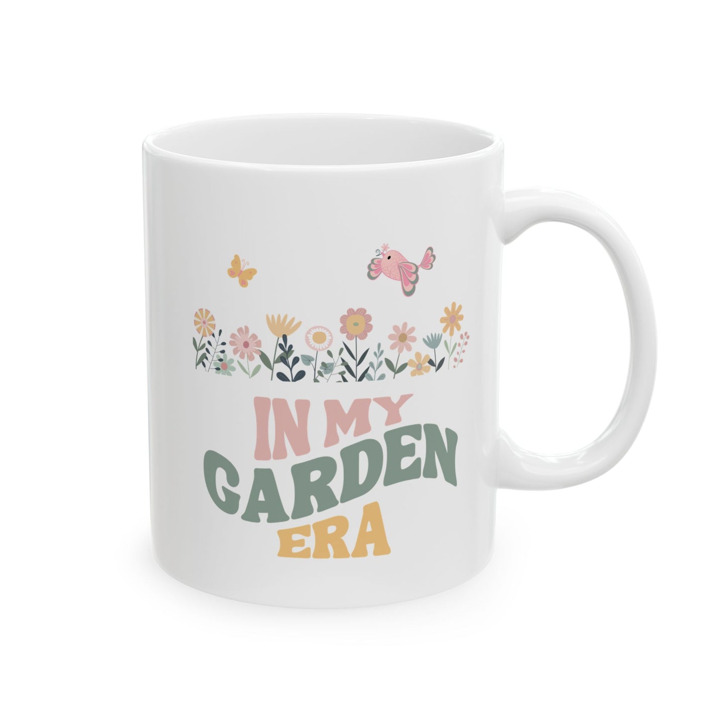 Garden Lovers' Ceramic Mug, In My Garden Era - Perfect Gift for Plant Enthusiasts, Home Decor, Coffee Lovers, Mother's Day, Birthdays