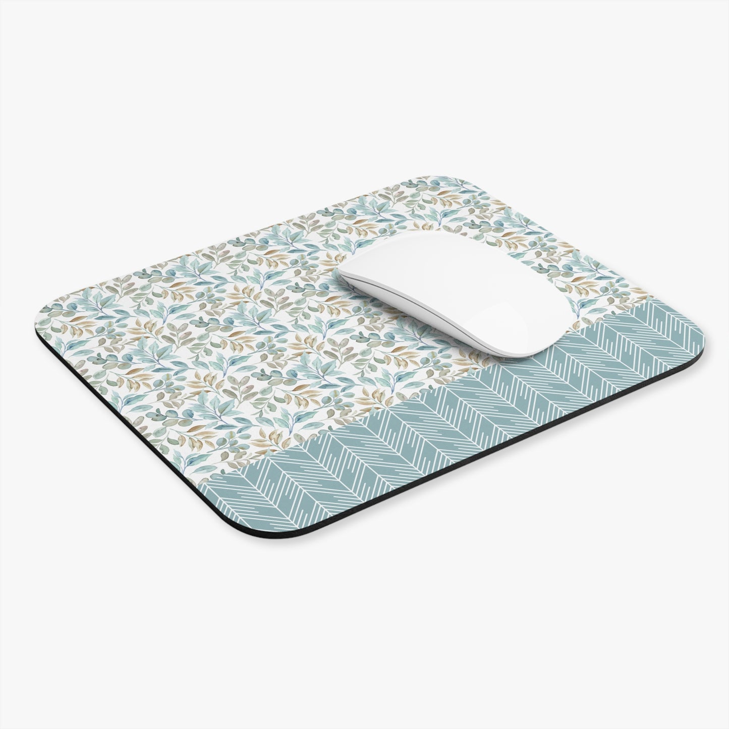 Floral Rectangle Mouse Pad for Home or Office, Office Decor, Gift for Her, Desk Accessories, Nature Inspired