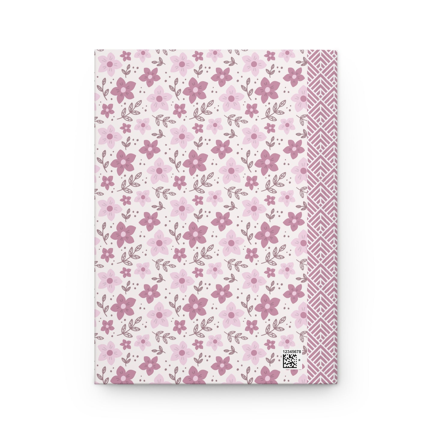 Pink Floral Hardcover Journal | Elegant Notebook for Writing, Journaling, Gift for Her, Inspiration Diary, Floral Design Notes