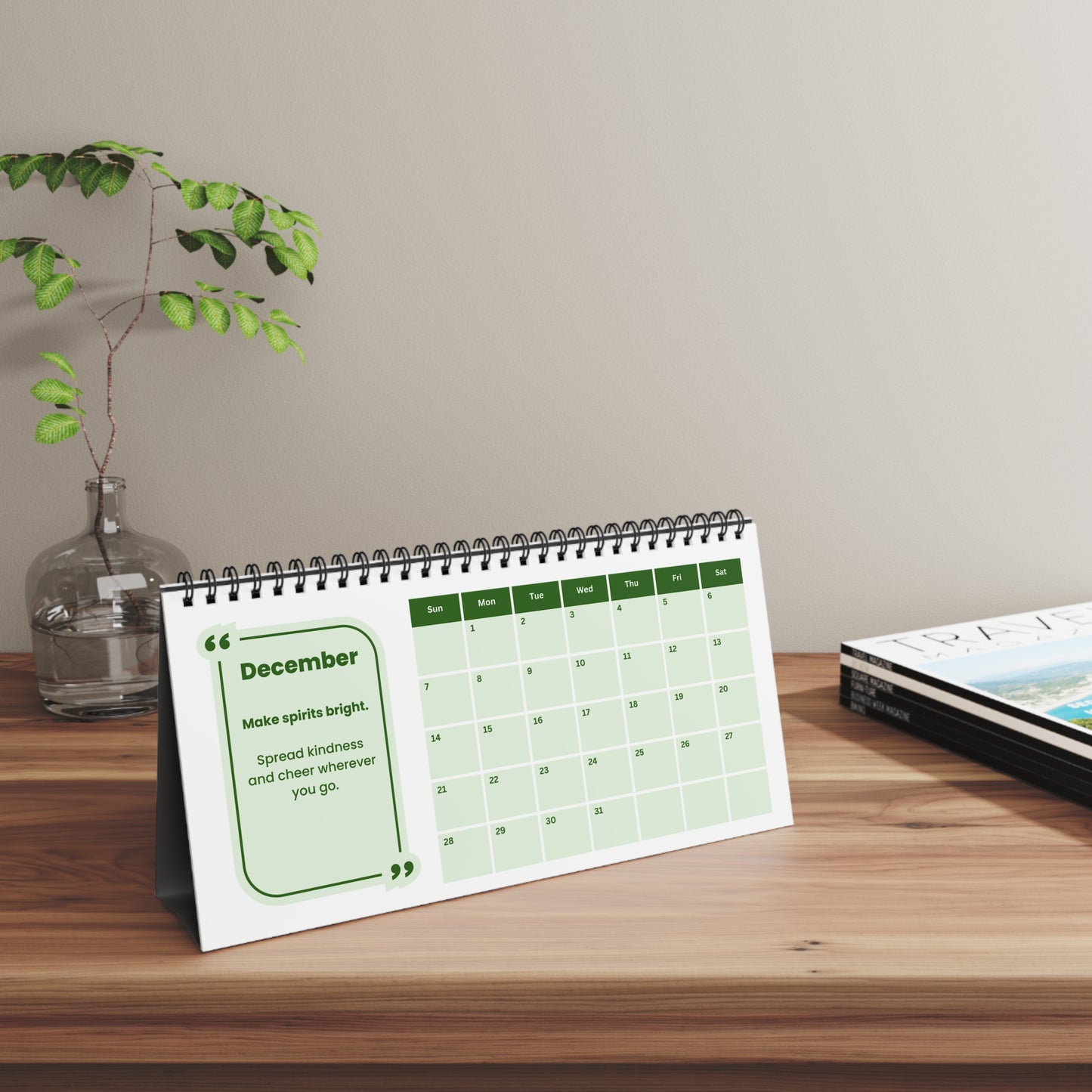 2025-2026 Academic Desk Calendar, August 2025 - July 2026, Planner for Students, Monthly Organizer, School Supplies, Home Office Decor