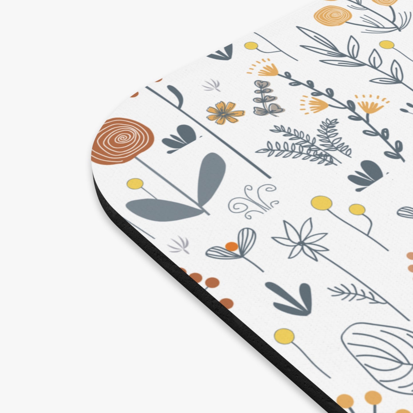 Floral Mouse Pad - Elegant Desk Accessory, Home Office Decor, Gift for Students, Floral Mousepad, Working from Home Essentials