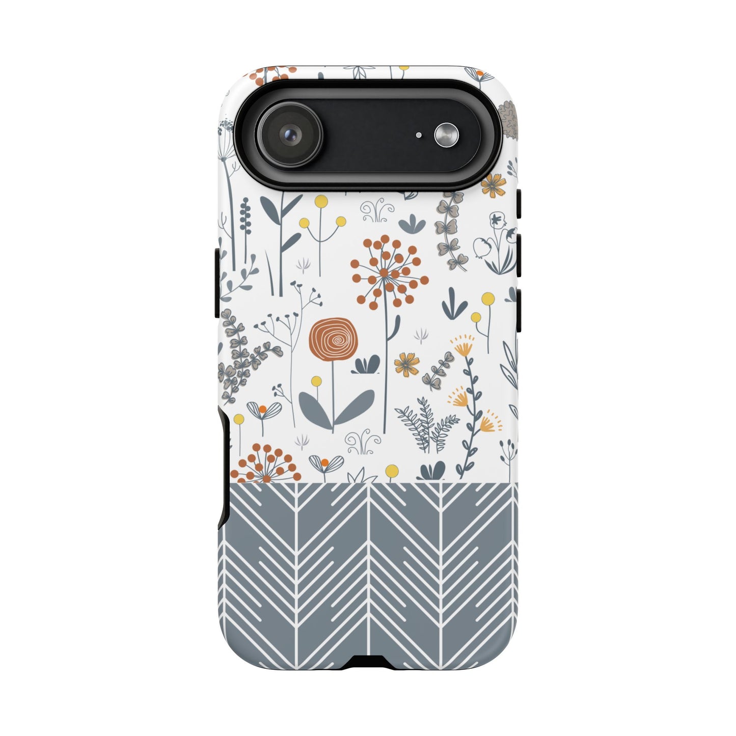 iPhone 17, iPhone 17 Air, iPhone 17 Pro Max Case, Matt & Glossy Finish, Boho Floral