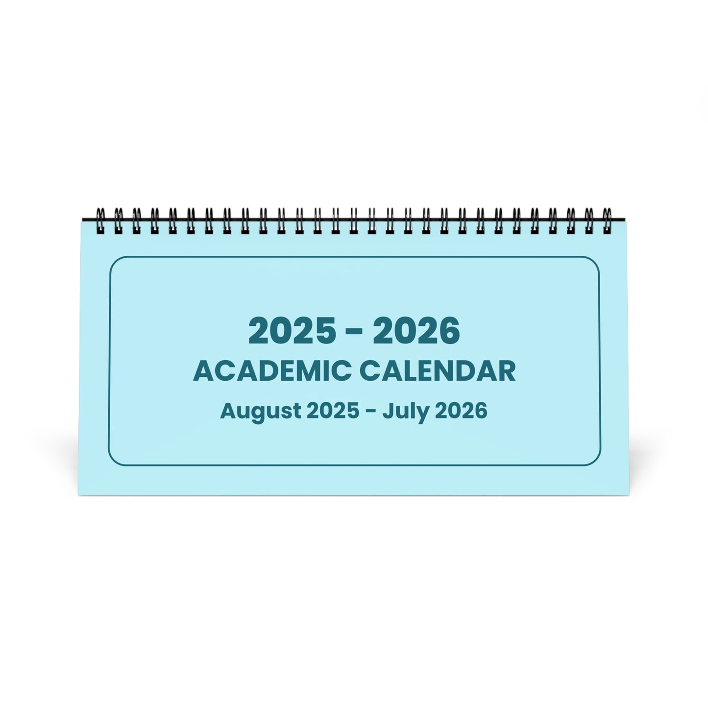 2025-2026 Academic Desk Calendar, August 2025 - July 2026, Planner for Students, Monthly Organizer, School Supplies, Home Office Decor