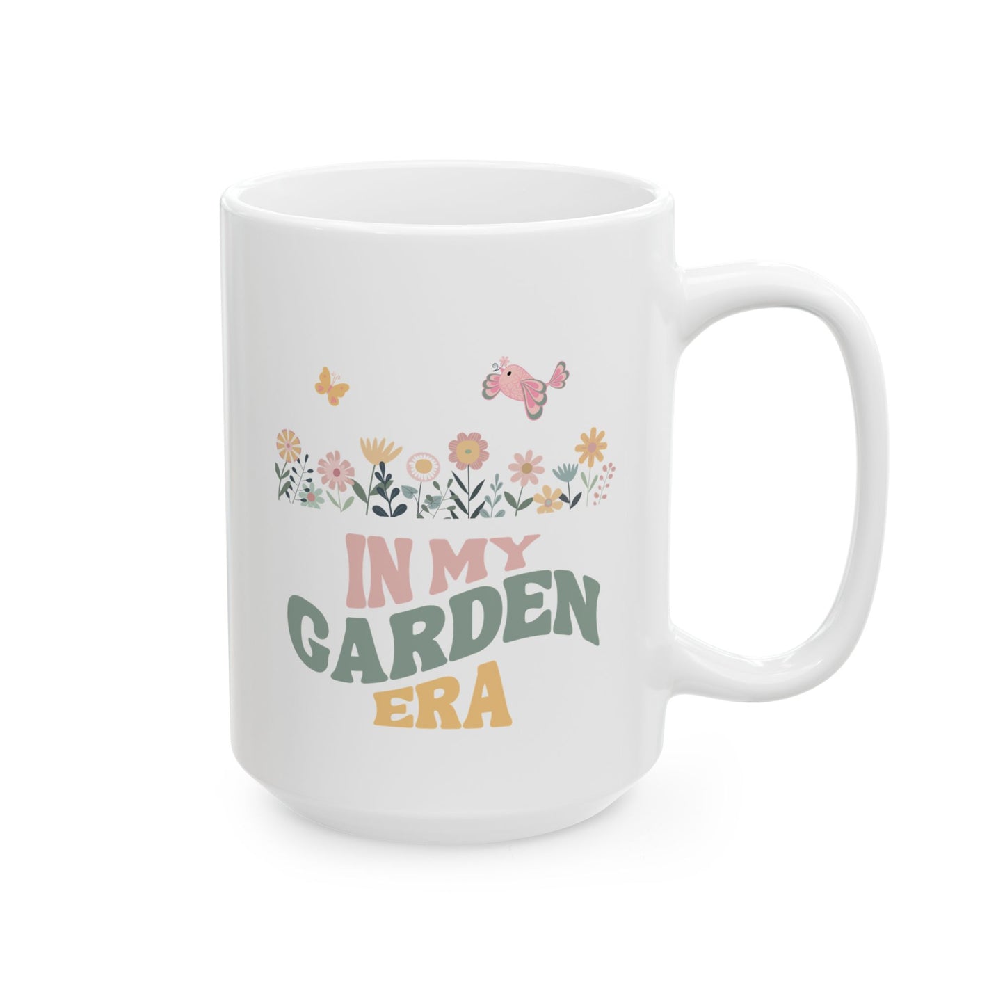 Garden Lovers' Ceramic Mug, In My Garden Era - Perfect Gift for Plant Enthusiasts, Home Decor, Coffee Lovers, Mother's Day, Birthdays