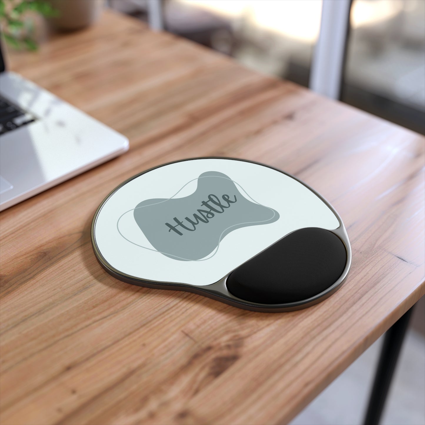 Motivational Mouse Pad with Wrist Rest - Perfect for Office, Home, Gaming, Gifts, Hustle Inspiration
