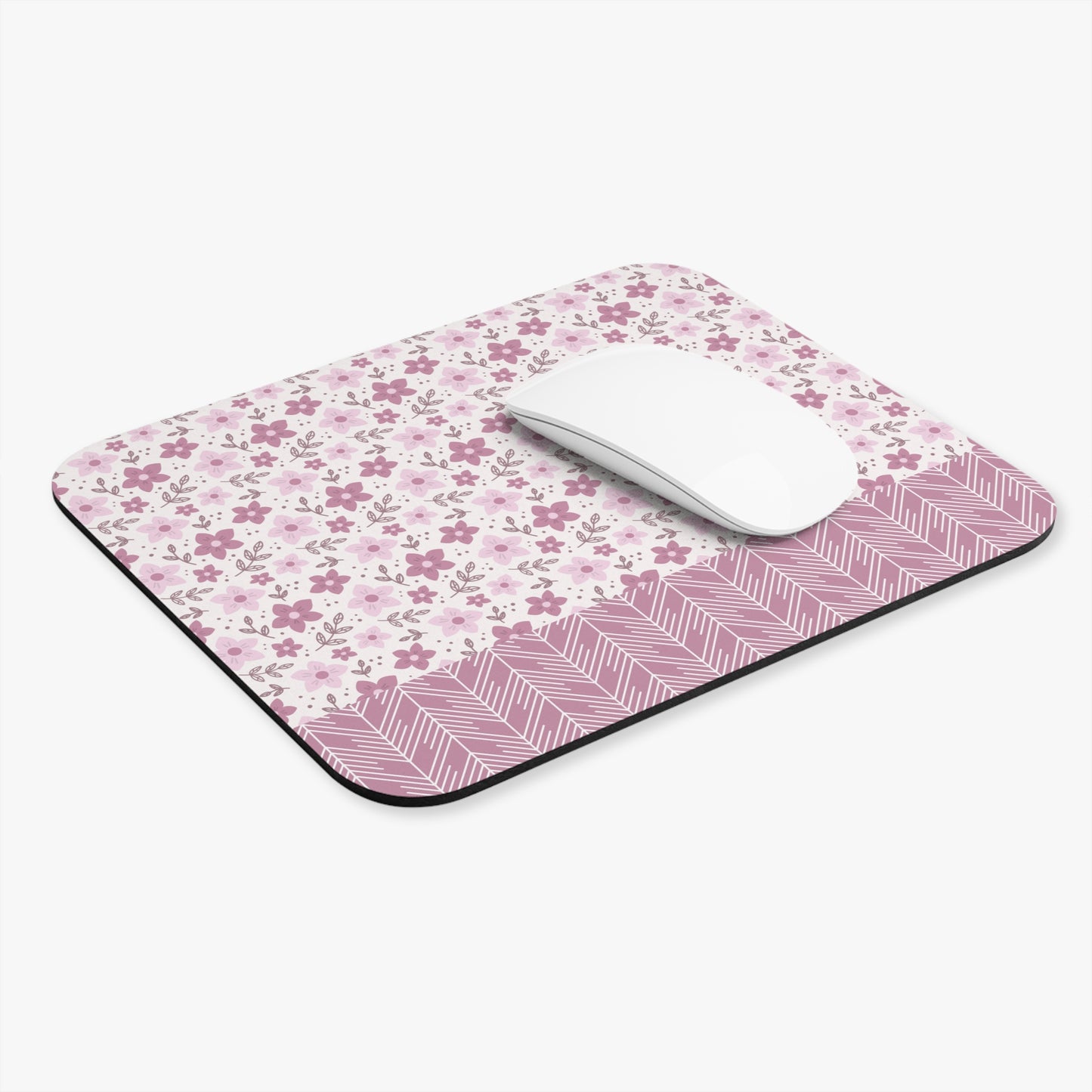 Floral Mouse Pad - Cute Desk Accessory, Office Decor, Gift for Her, Flower Pattern, Computer Mat