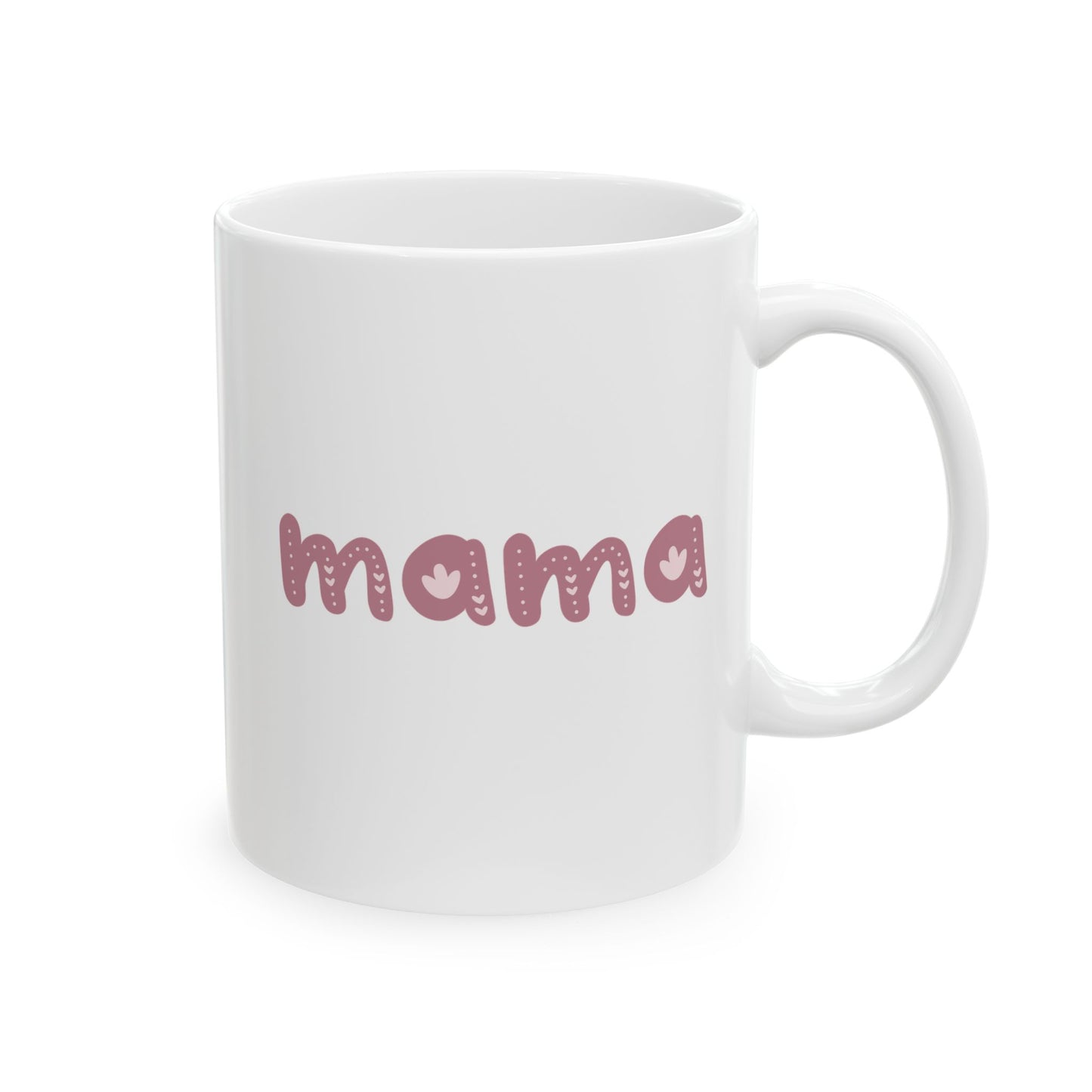 Mama Ceramic Mug, Lead and BPA free, Perfect Gift for Mom, Mother's Day, Birthday, Personal Use, Microwave safe, Dishwasher safe