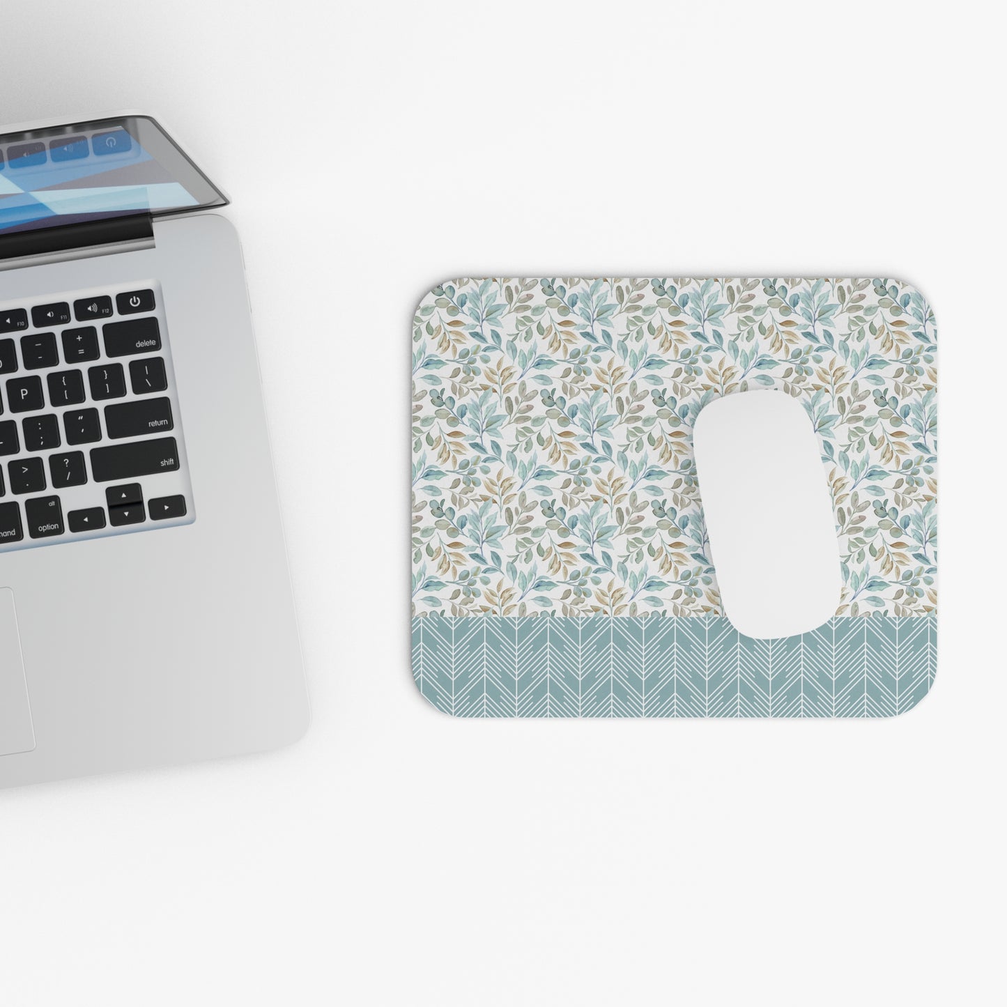 Floral Rectangle Mouse Pad for Home or Office, Office Decor, Gift for Her, Desk Accessories, Nature Inspired