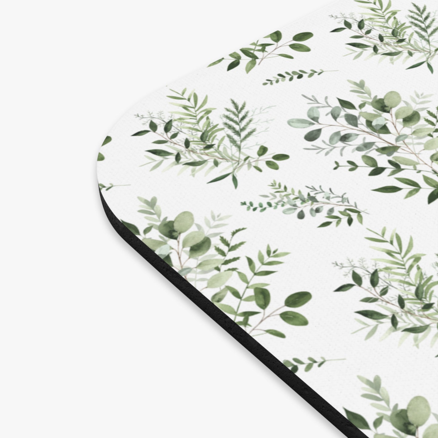 Elegant Floral Mouse Pad, Greenery Desk Accessory, Office Gift, Nature-Inspired Home Decor, Ideal for Work or Study
