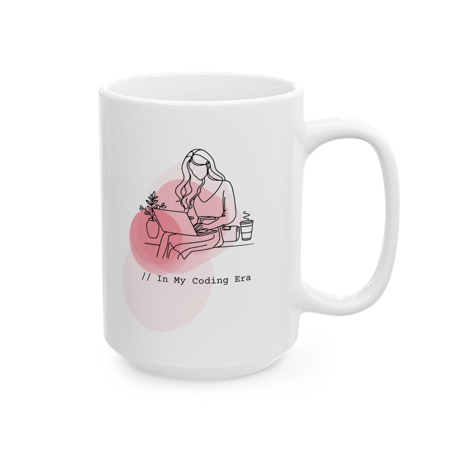 Ceramic Mug for Programmers, Coffee Cup for Women in Tech, In my Coding Era Mug, Computer Science Gift, Coding Enthusiast Present