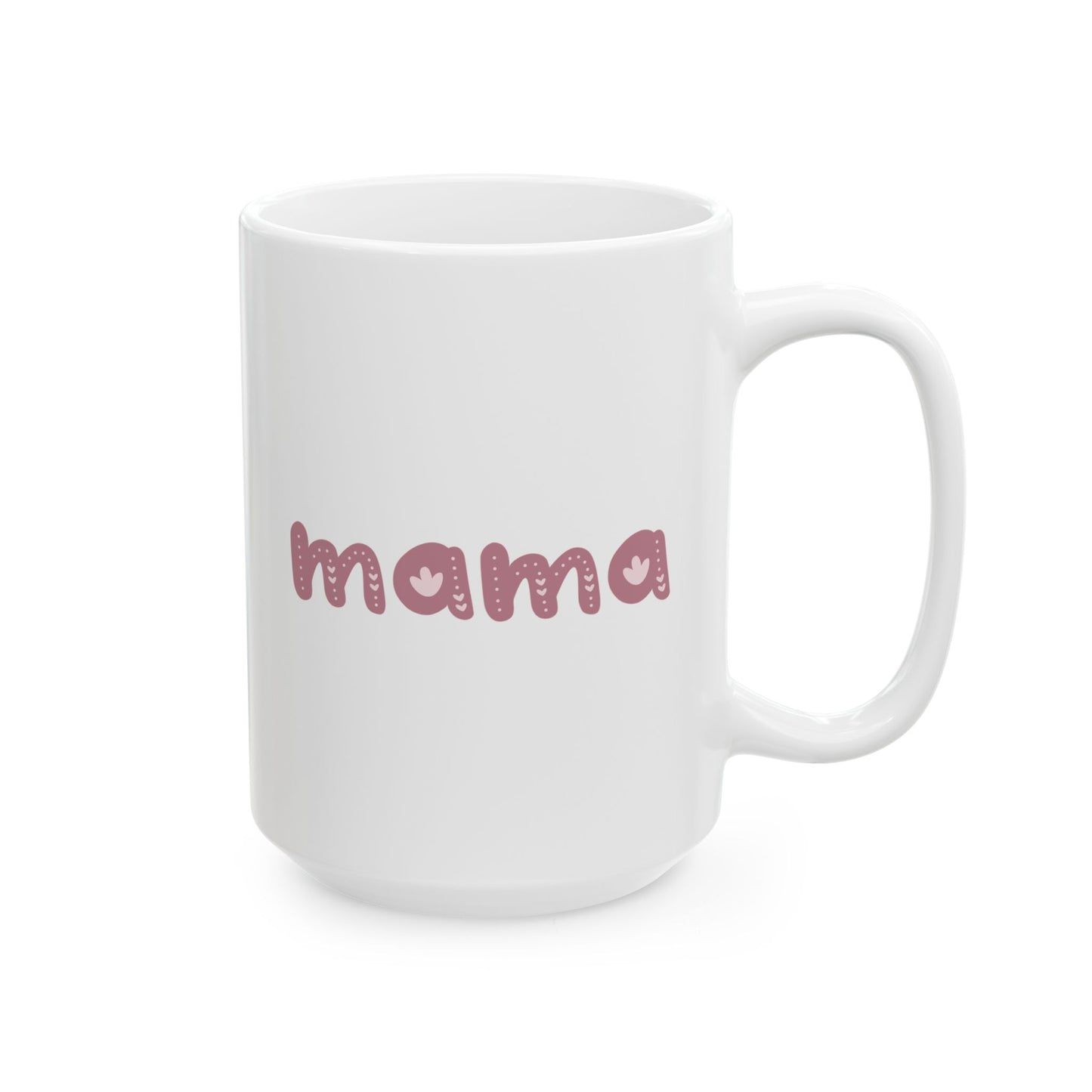 Mama Ceramic Mug, Lead and BPA free, Perfect Gift for Mom, Mother's Day, Birthday, Personal Use, Microwave safe, Dishwasher safe