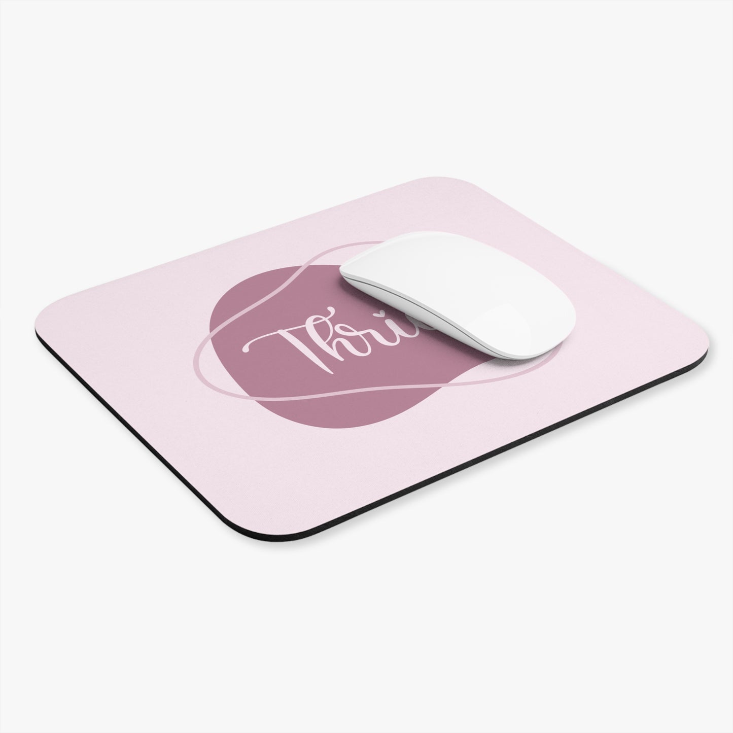 Elegant 'Thrive' Mouse Pad | Motivational Desk Accessory for Home Office, Gift for Students, Work, Self-Care Decor, Inspirational Gift