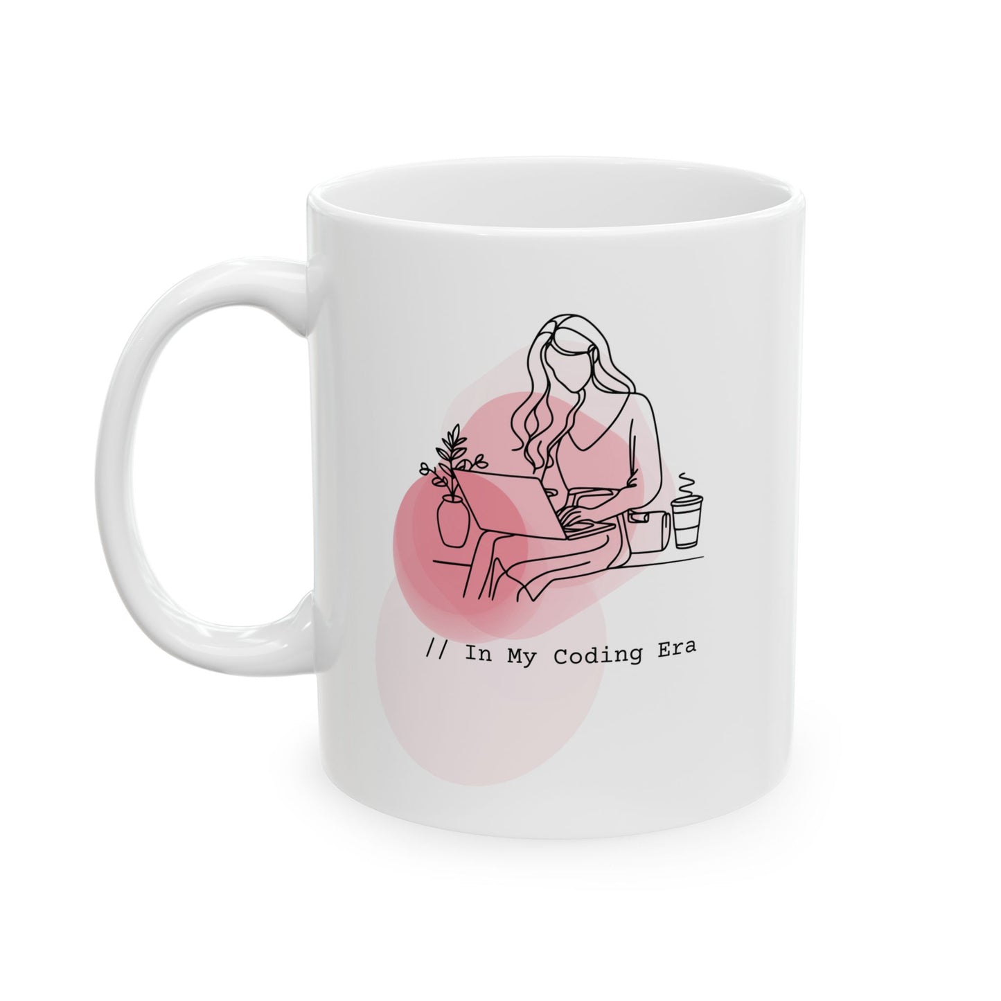 Ceramic Mug for Programmers, Coffee Cup for Women in Tech, In my Coding Era Mug, Computer Science Gift, Coding Enthusiast Present