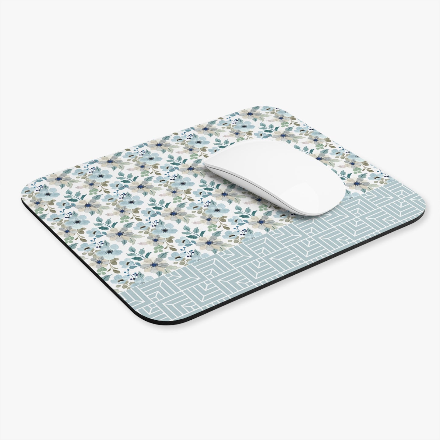 Floral Mouse Pad, Office Decor, Gift for Her, Workspace Accessory, Functional Art, Home Office Essentials