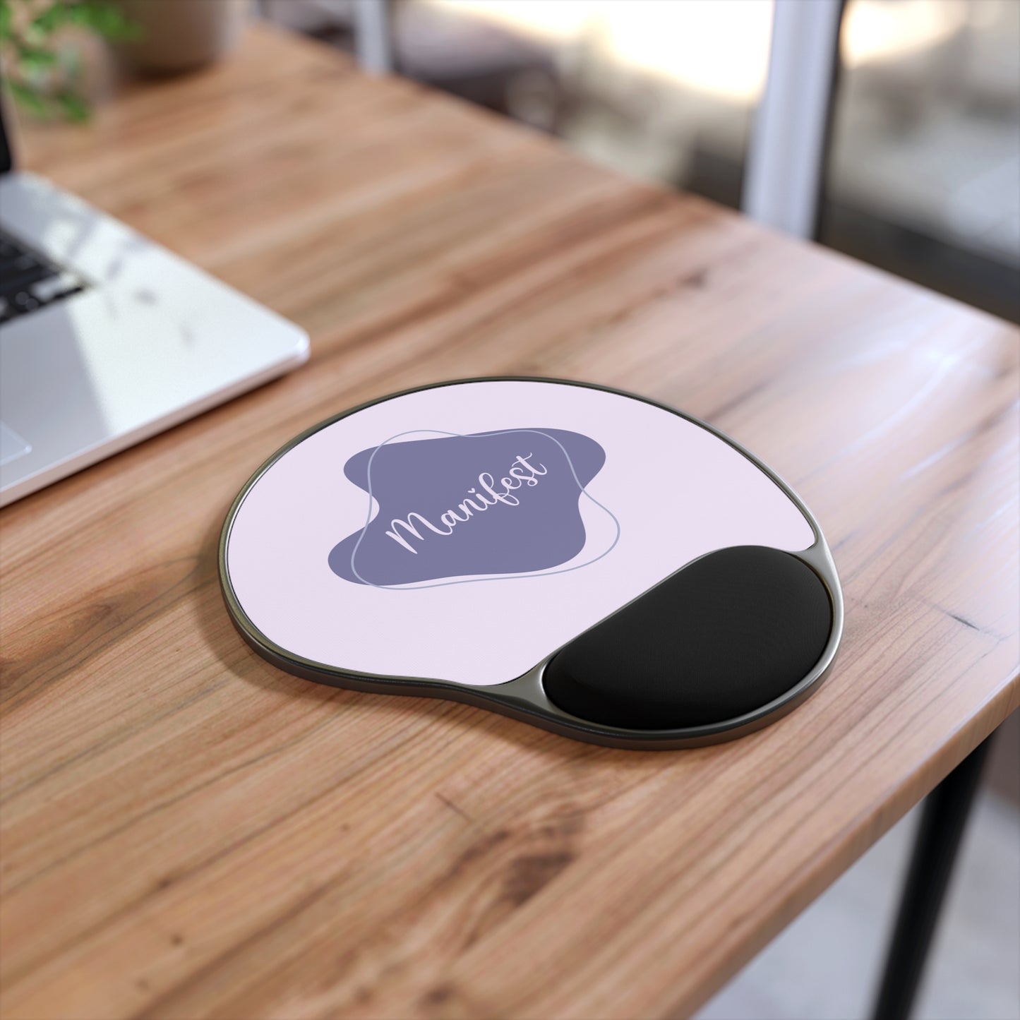 Manifest Mouse Pad with Wrist Rest, Perfect for Home Office, Gift for Students, Desk Accessories, Motivational Decor, Productivity