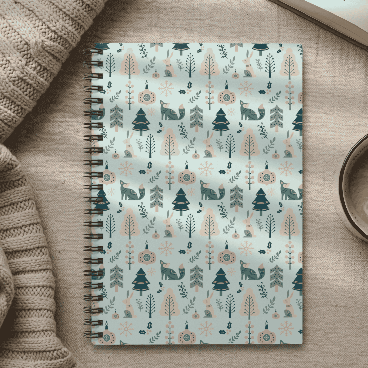 Whimsical Forest Spiral Notebook - Ruled Lines, Ideal for Journaling, Sketching, Nature Lovers, Eco-Friendly Gift, Perfect for Back to