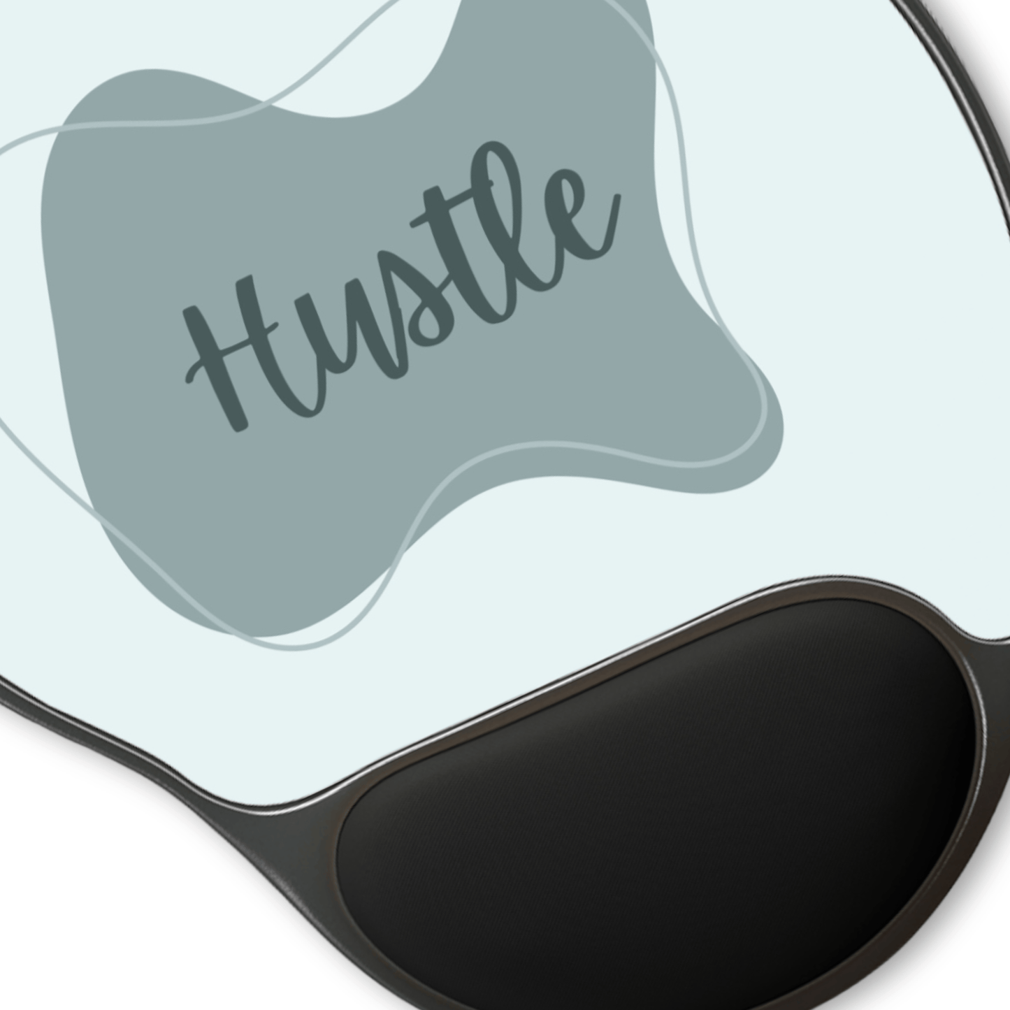 Motivational Mouse Pad with Wrist Rest - Perfect for Office, Home, Gaming, Gifts, Hustle Inspiration
