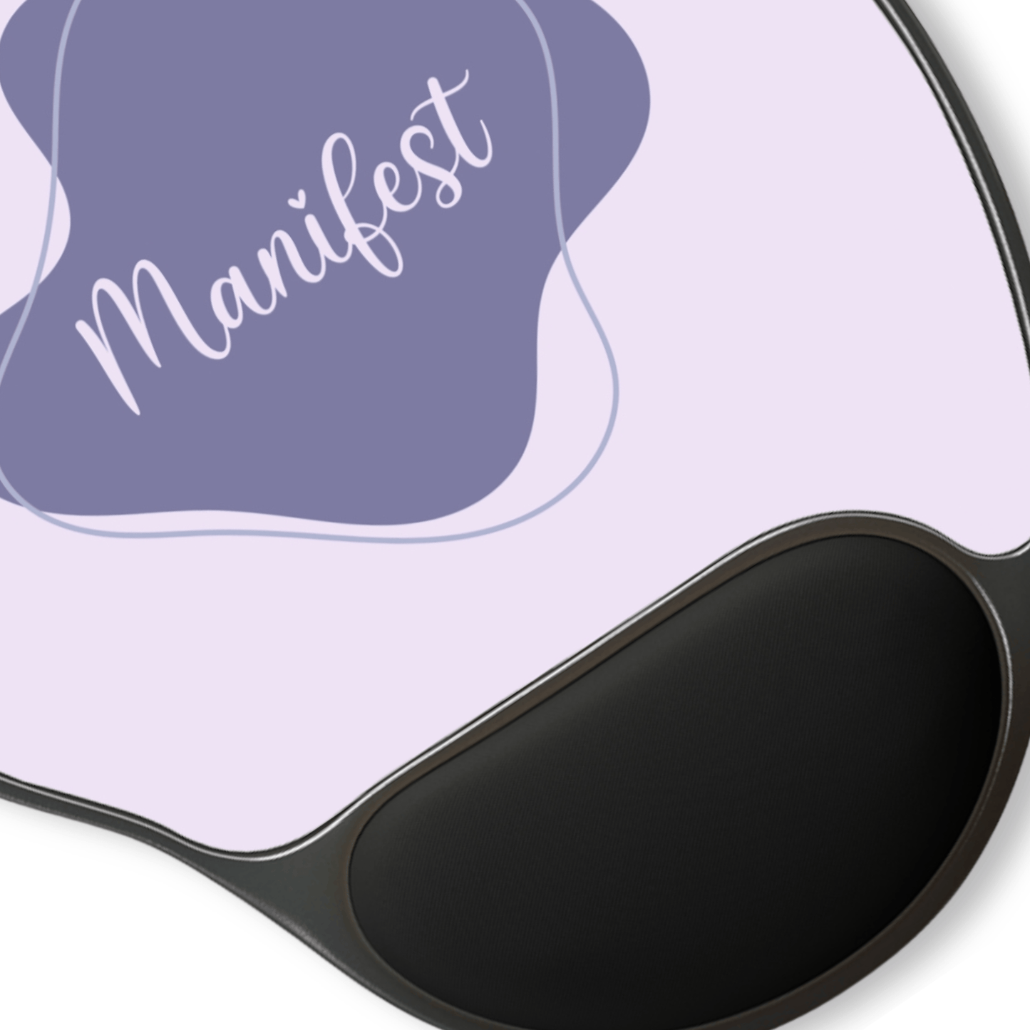Manifest Mouse Pad with Wrist Rest, Perfect for Home Office, Gift for Students, Desk Accessories, Motivational Decor, Productivity
