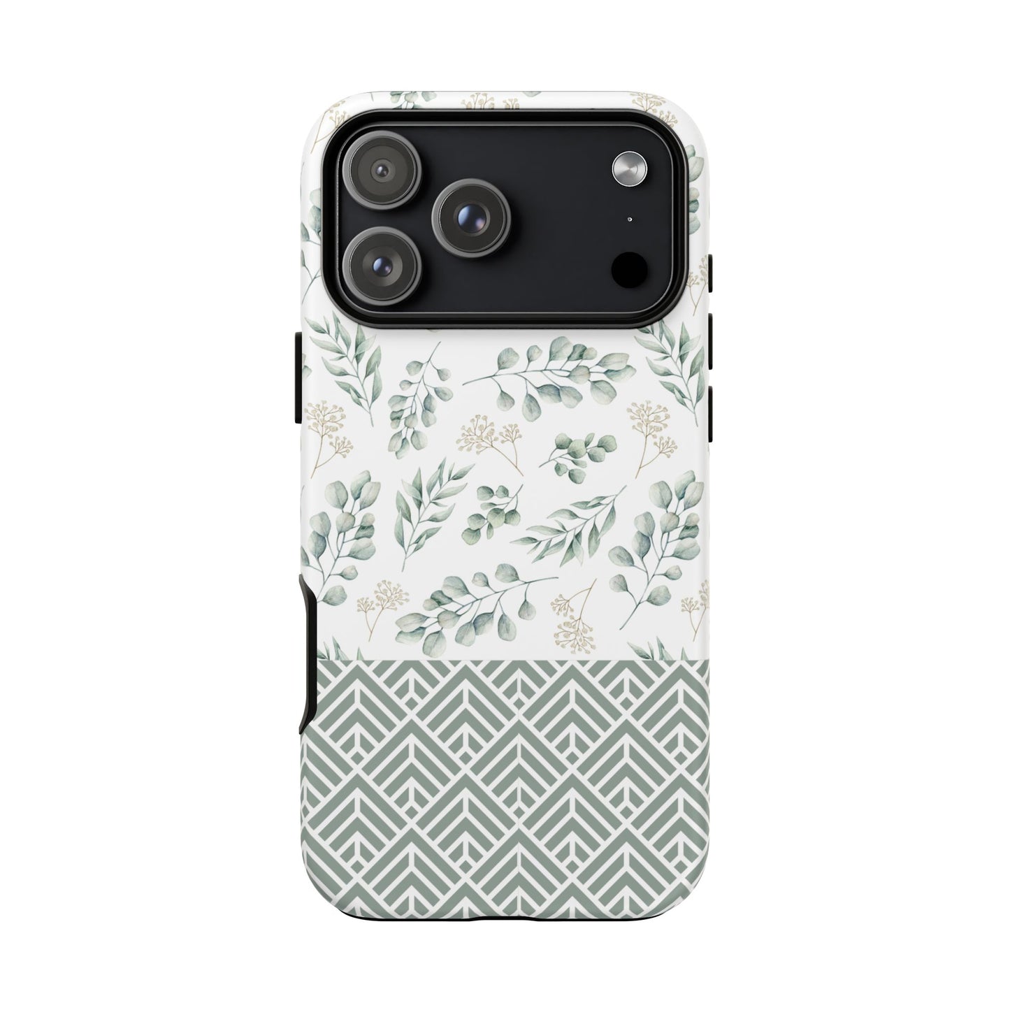 Sage Eucalyptus Floral Phone Case - iPhone 17 / 17 Air / 17 Pro Max, Samsung Galaxy S26, Google Pixel | Matte & Glossy