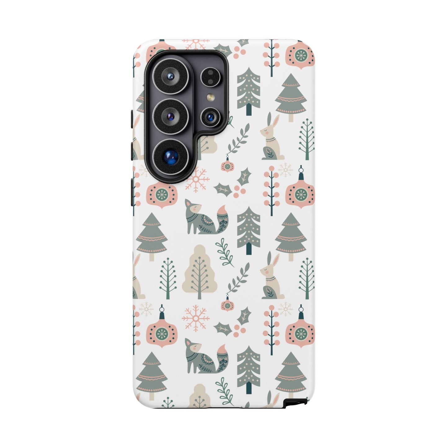 Scandinavian Folk Art Phone Case - iPhone 17 / 17 Air / 17 Pro Max, Samsung Galaxy S26, Google Pixel | Matte & Glossy