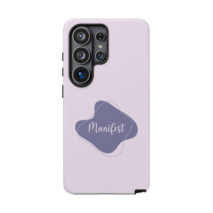 Manifest - Purple Boho Tough Phone Case - iPhone 17 / 17 Air / 17 Pro Max, Samsung Galaxy S26, Google Pixel | Matte & Glossy