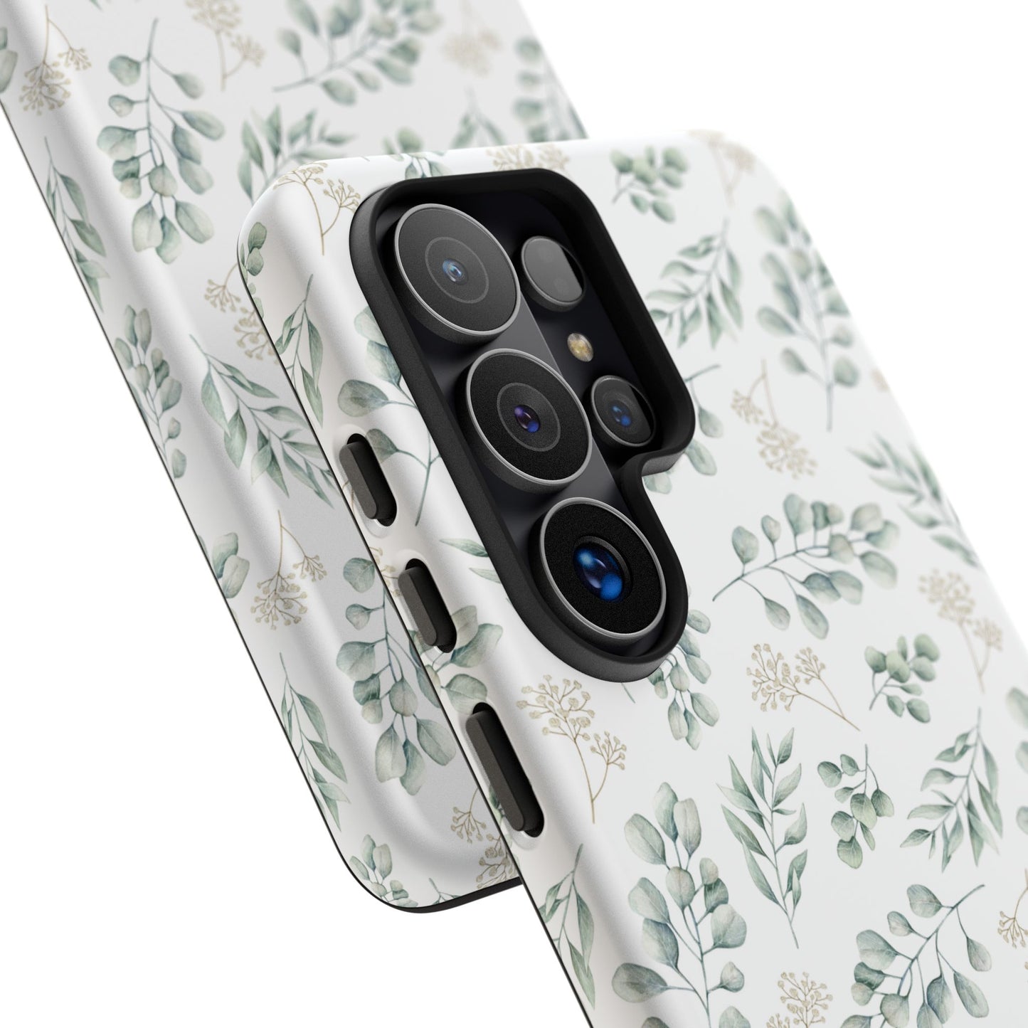 Sage Eucalyptus Floral Phone Case - iPhone 17 / 17 Air / 17 Pro Max, Samsung Galaxy S26, Google Pixel | Matte & Glossy