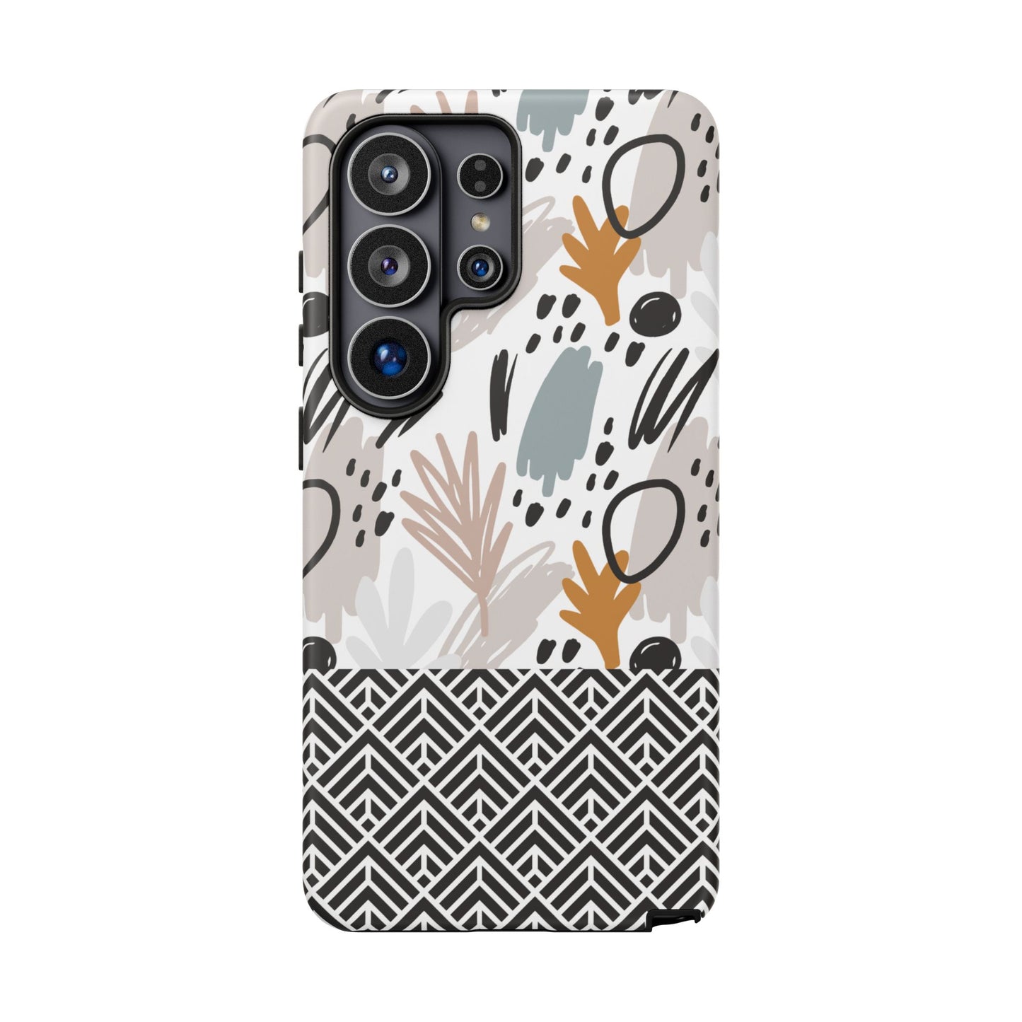 Boho Floral Tough Phone Case - iPhone 17 / 17 Air / 17 Pro / Pro Max, Samsung Galaxy S26, Google Pixel | Matte & Glossy