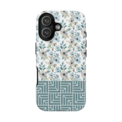 Boho Floral Tough Phone Case - iPhone 17 / 17 Air / 17 Pro Max, Samsung Galaxy S26 Plus Ultra | Matte & Glossy