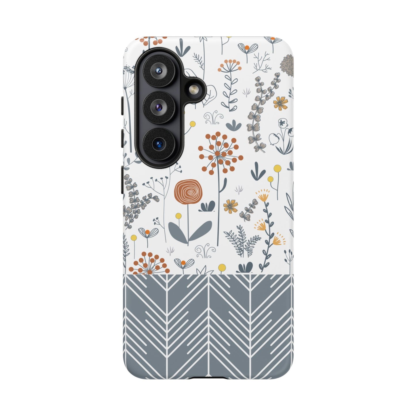 Boho Floral Phone Case - iPhone 17 Air / Pro Max, Samsung Galaxy S26, Google Pixel | Matte & Glossy
