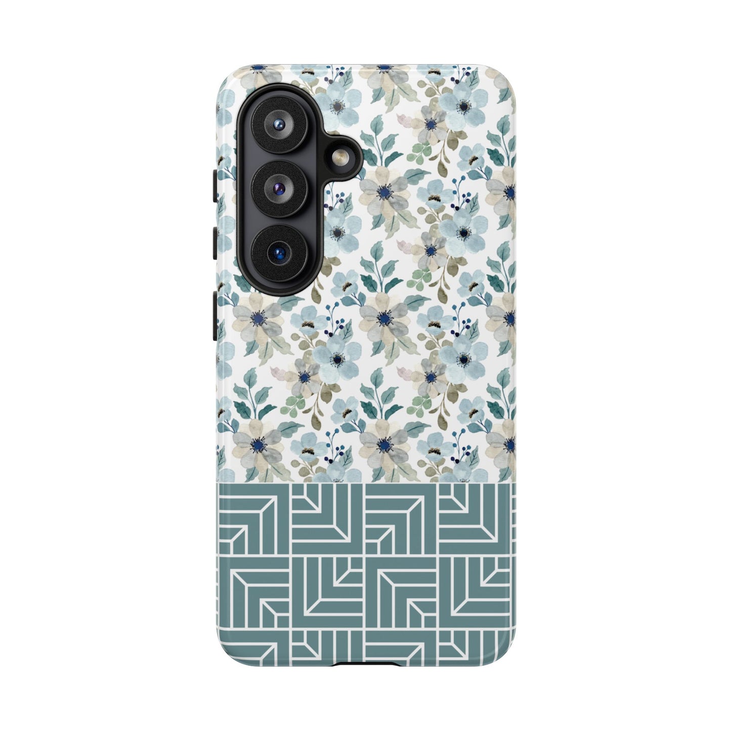 Boho Floral Tough Phone Case - iPhone 17 / 17 Air / 17 Pro Max, Samsung Galaxy S26 Plus Ultra | Matte & Glossy