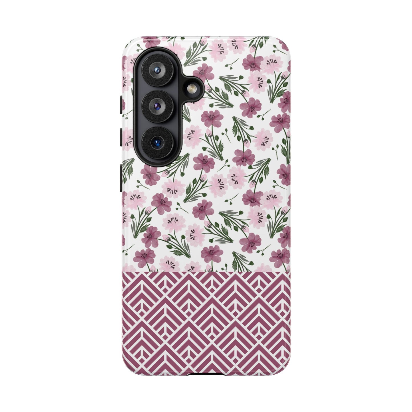 Floral Tough Phone Case - iPhone 17 / 17 Air / 17 Pro Max, Samsung Galaxy S26, Google Pixel | Matte & Glossy