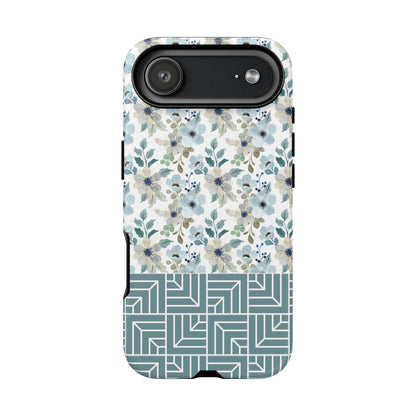 Boho Floral Tough Phone Case - iPhone 17 / 17 Air / 17 Pro Max, Samsung Galaxy S26 Plus Ultra | Matte & Glossy