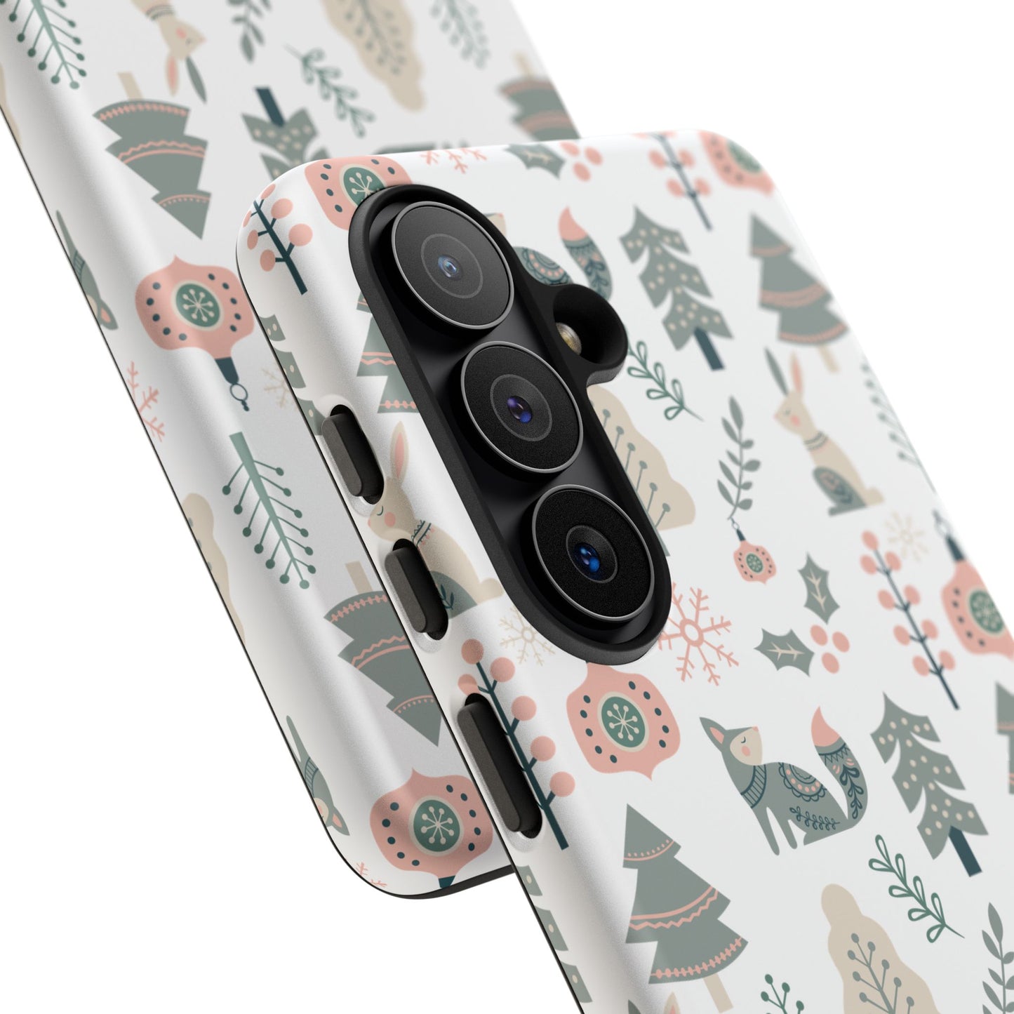 Scandinavian Folk Art Phone Case - iPhone 17 / 17 Air / 17 Pro Max, Samsung Galaxy S26, Google Pixel | Matte & Glossy