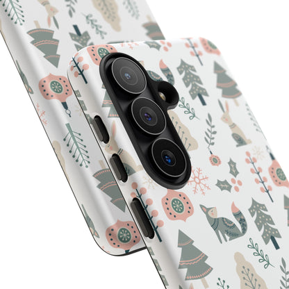 Scandinavian Folk Art Phone Case - iPhone 17 / 17 Air / 17 Pro Max, Samsung Galaxy S26, Google Pixel | Matte & Glossy
