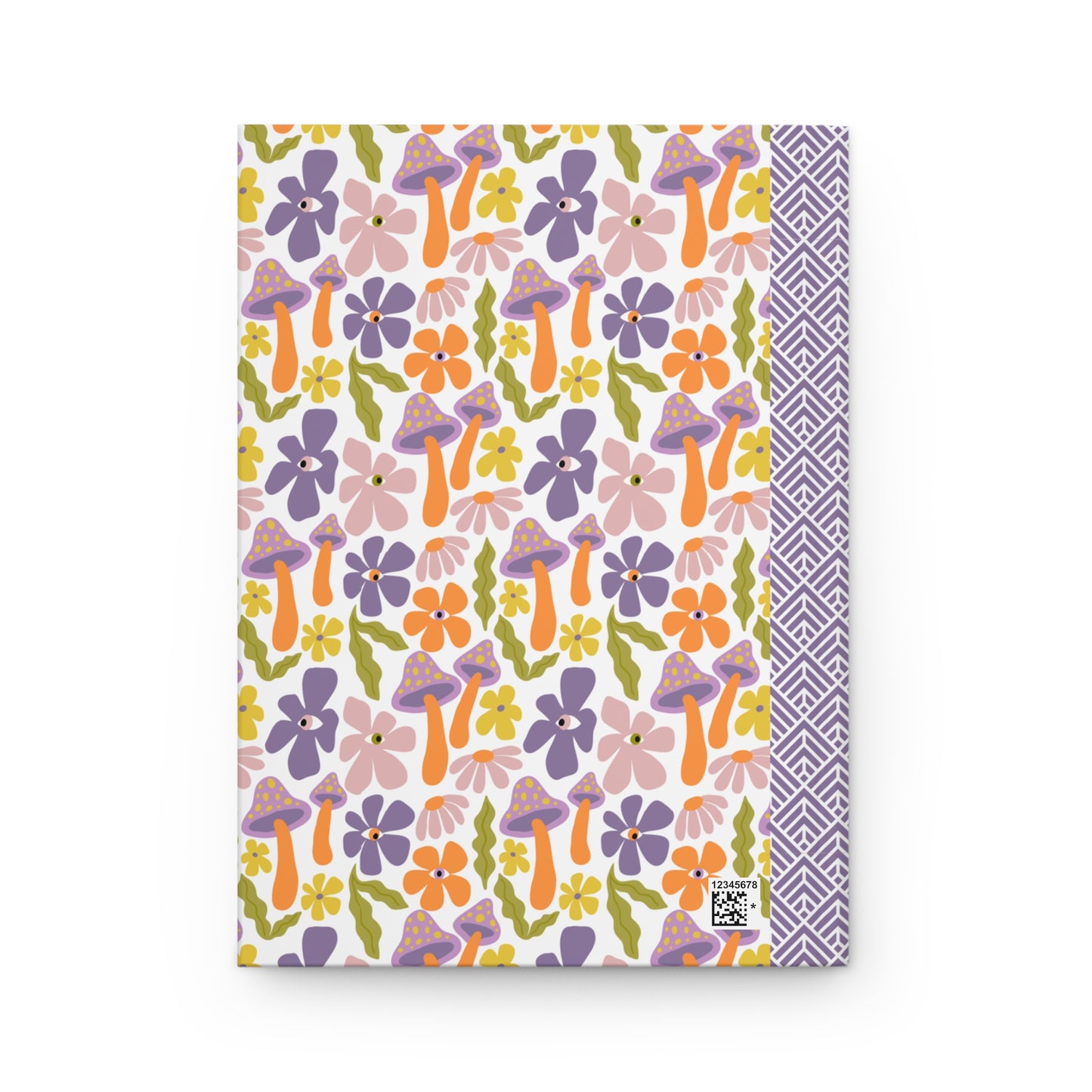 Groovy Garden Journal | Retro Doodle Hardcover Notebook