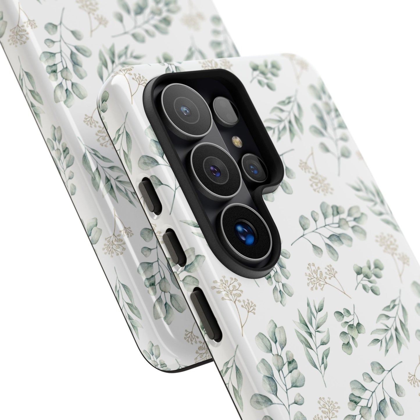 Sage Eucalyptus Floral Phone Case - iPhone 17 / 17 Air / 17 Pro Max, Samsung Galaxy S26, Google Pixel | Matte & Glossy