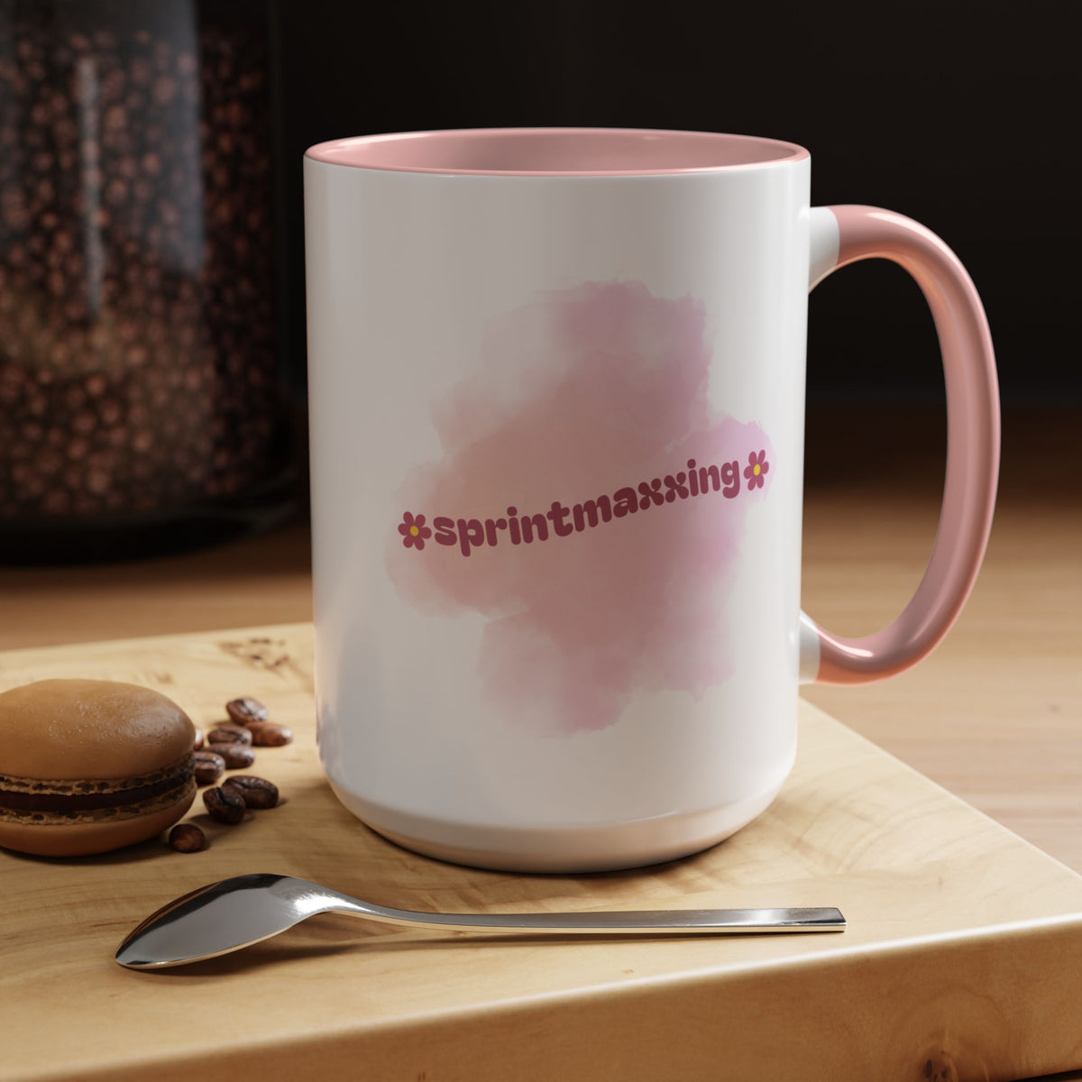 Funny Project Manager Gift, Agile Scrum Master Coffee Cup, Pink Corporate Humor Mug, Gift for Women in Tech | Sprintmaxxing