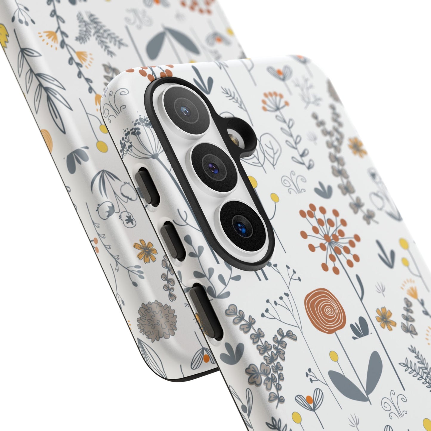 Boho Floral Phone Case - iPhone 17 Air / Pro Max, Samsung Galaxy S26, Google Pixel | Matte & Glossy