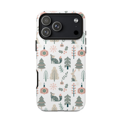 Scandinavian Folk Art Phone Case - iPhone 17 / 17 Air / 17 Pro Max, Samsung Galaxy S26, Google Pixel | Matte & Glossy