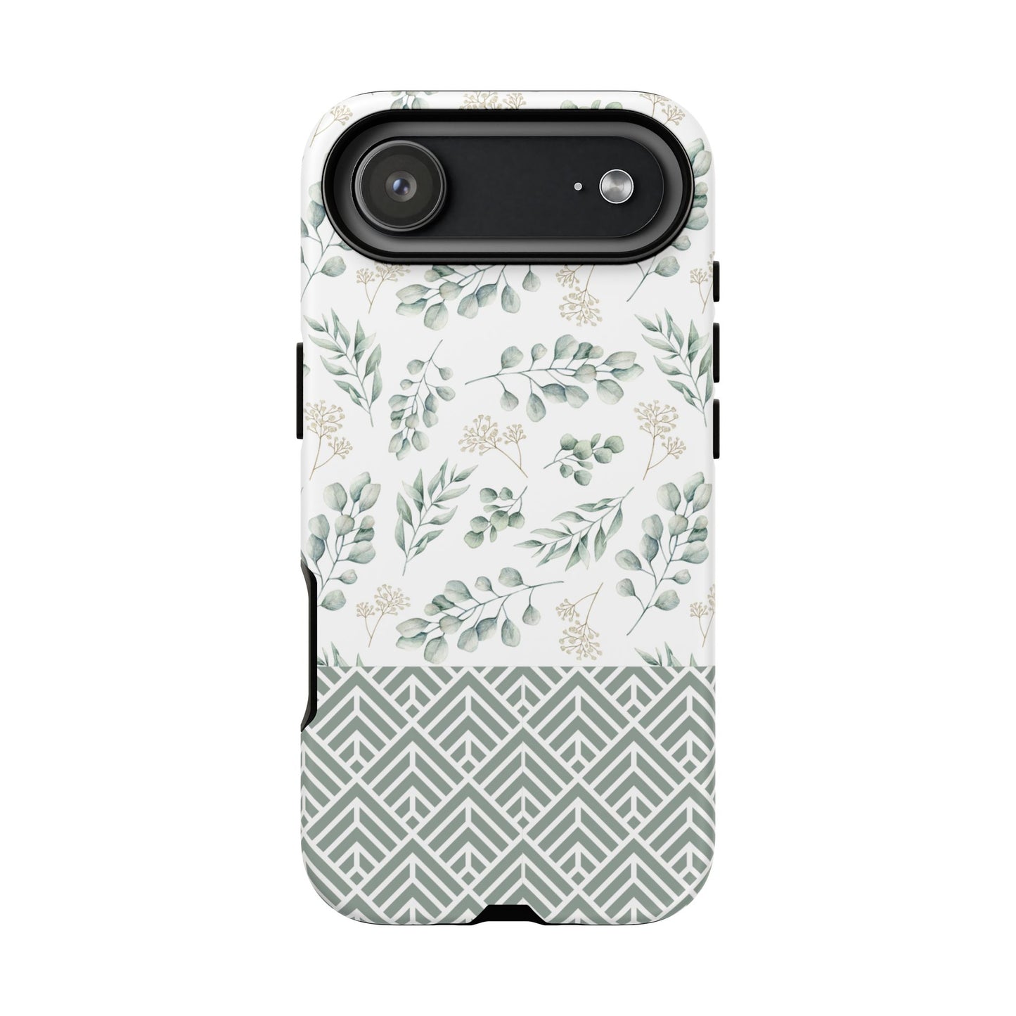 Sage Eucalyptus Floral Phone Case - iPhone 17 / 17 Air / 17 Pro Max, Samsung Galaxy S26, Google Pixel | Matte & Glossy