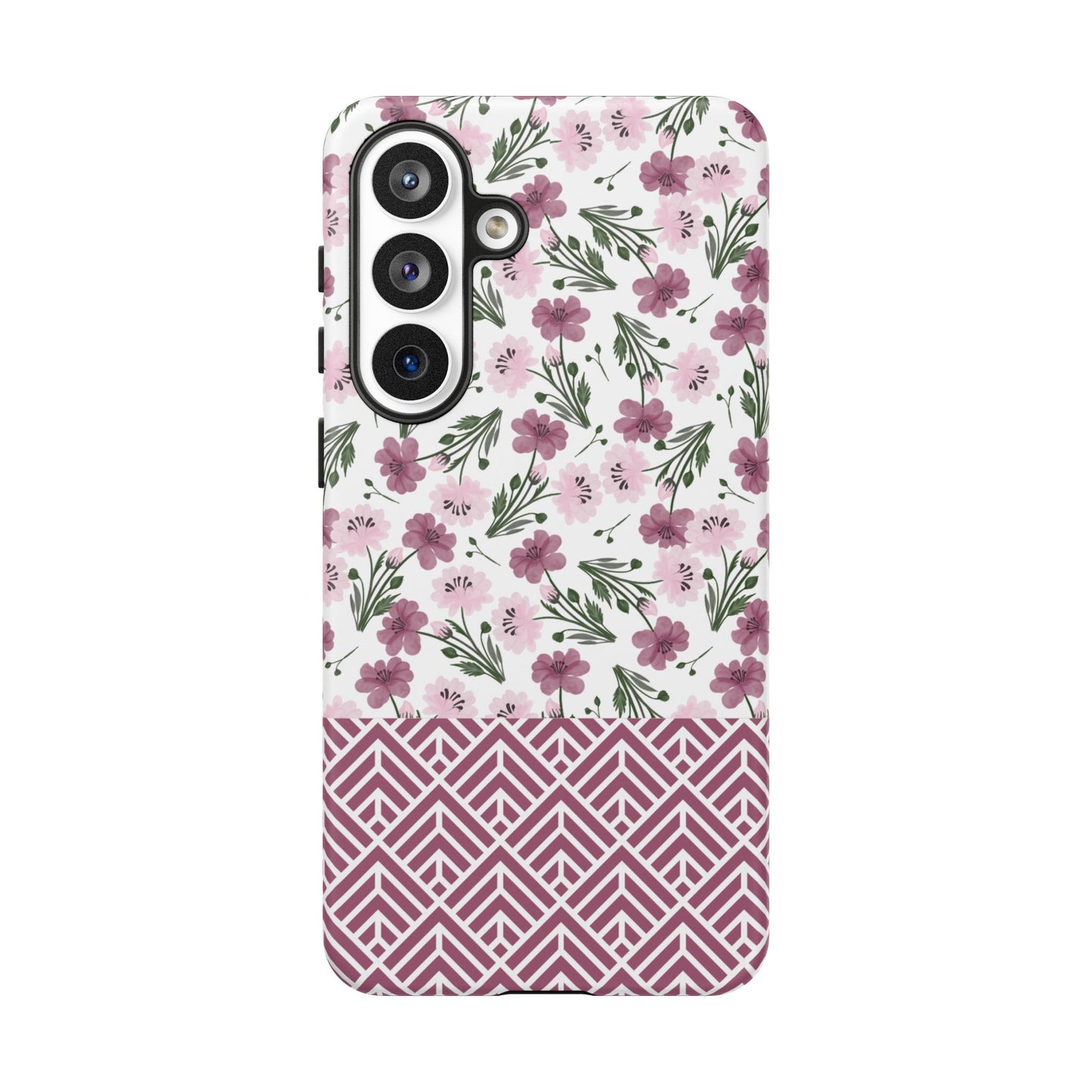 Floral Tough Phone Case - iPhone 17 / 17 Air / 17 Pro Max, Samsung Galaxy S26, Google Pixel | Matte & Glossy