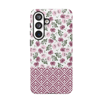 Floral Tough Phone Case - iPhone 17 / 17 Air / 17 Pro Max, Samsung Galaxy S26, Google Pixel | Matte & Glossy