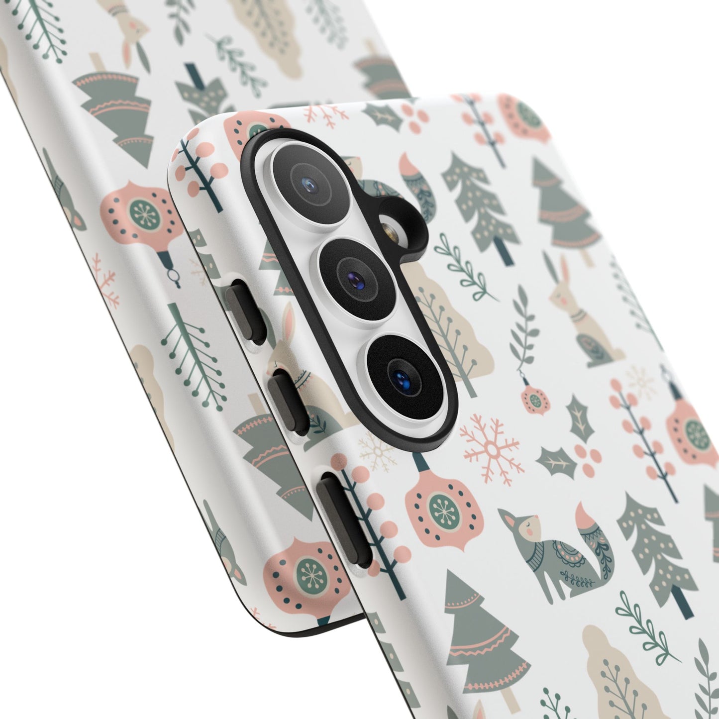Scandinavian Folk Art Phone Case - iPhone 17 / 17 Air / 17 Pro Max, Samsung Galaxy S26, Google Pixel | Matte & Glossy