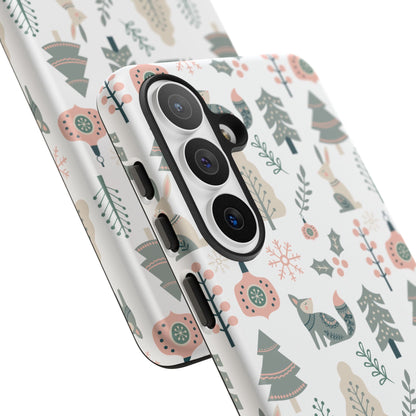 Scandinavian Folk Art Phone Case - iPhone 17 / 17 Air / 17 Pro Max, Samsung Galaxy S26, Google Pixel | Matte & Glossy