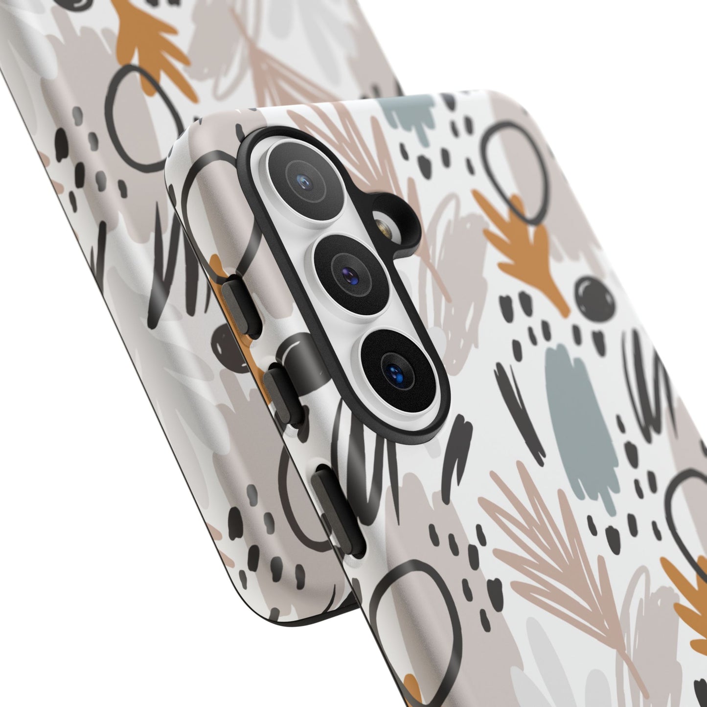 Boho Floral Tough Phone Case - iPhone 17 / 17 Air / 17 Pro / Pro Max, Samsung Galaxy S26, Google Pixel | Matte & Glossy