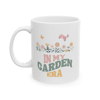 Garden Lovers' Ceramic Mug, In My Garden Era - Perfect Gift for Plant Enthusiasts, Home Decor, Coffee Lovers, Mother's Day, Birthdays